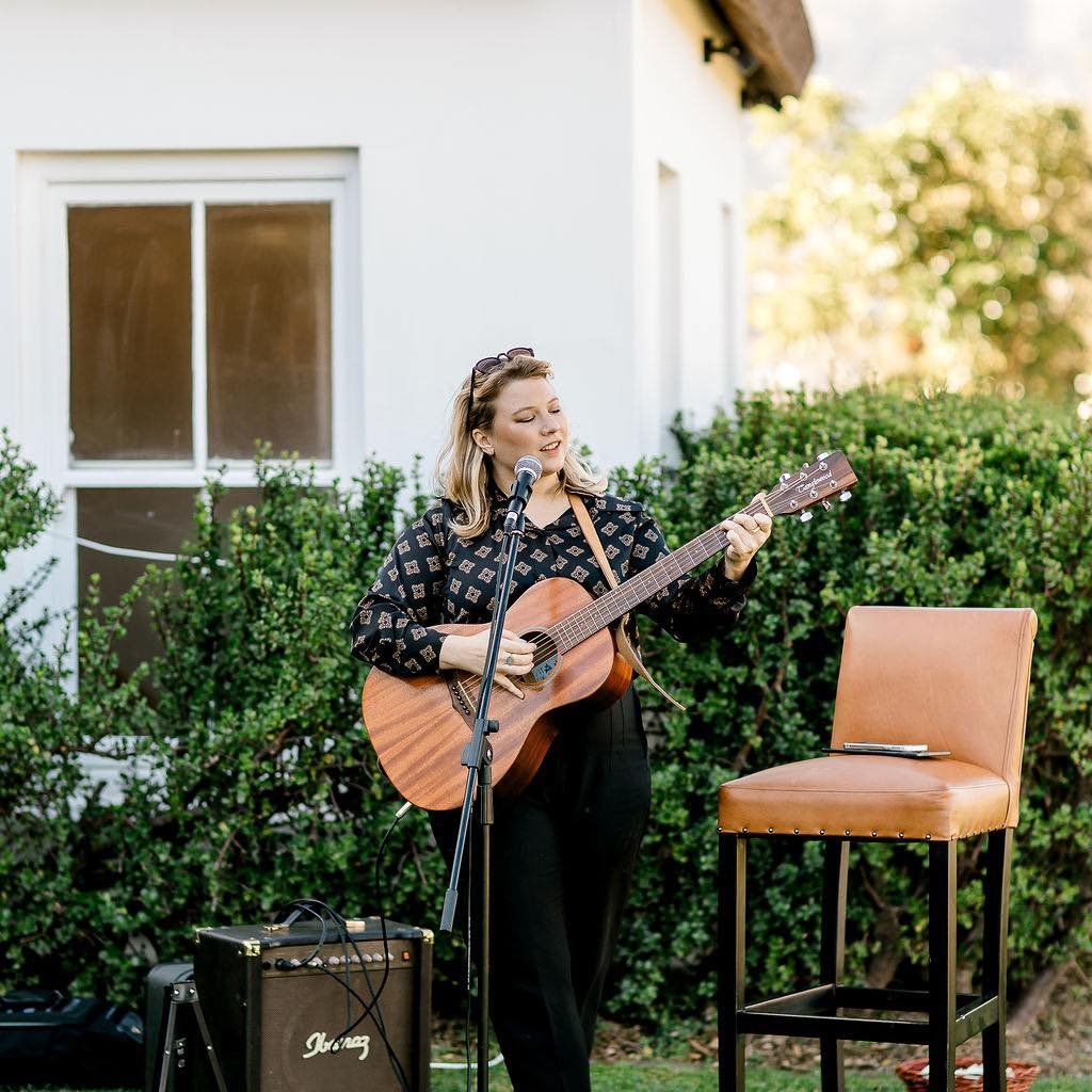 Sung by Mischa performing live music for weddings at an elegant outdoor reception