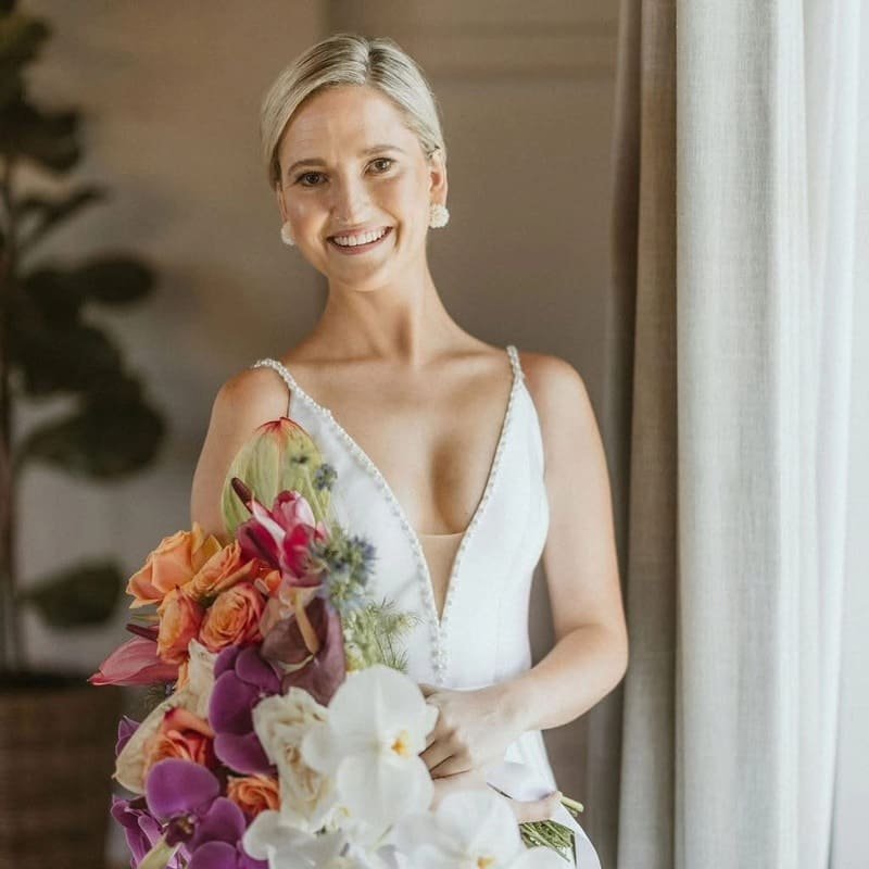 Bridal look by Monique Du Toit Hair and Make-up Artist in Cape Town