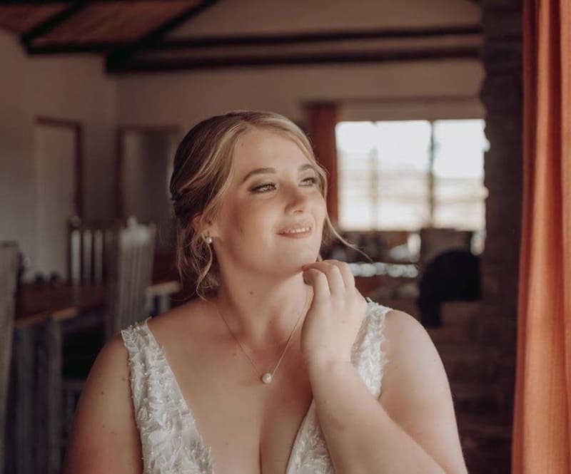Bridal makeup by Nicolene Makeup Artistry in Worcester