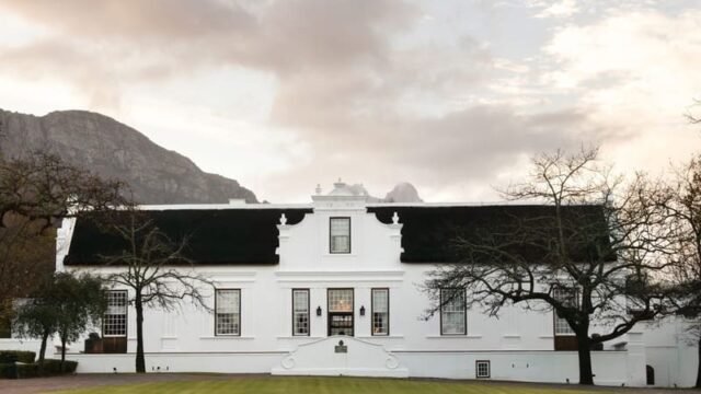 Lanzerac Wine Estate wedding venue historic Stellenbosch location
