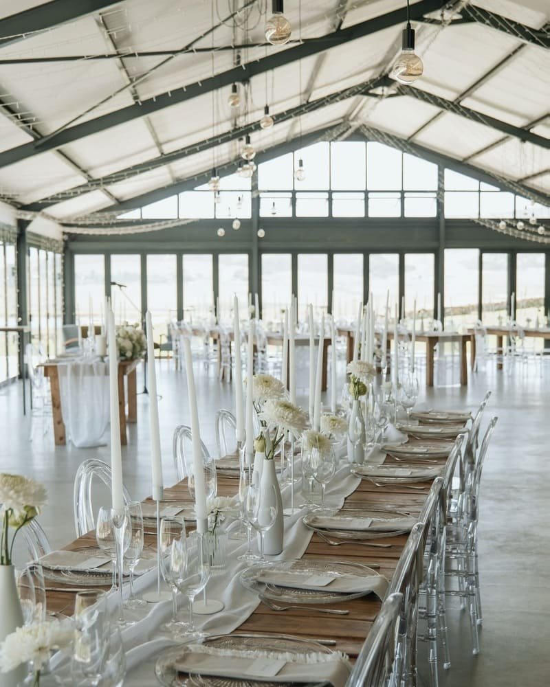 Murasie Wedding Venue in the Overberg with dam and oak trees