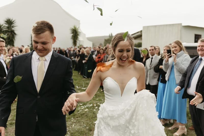 Murasie Wedding Venue in the Overberg with dam and oak trees