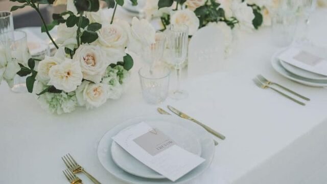 The Tablecloth Hiring Company linen and décor hire