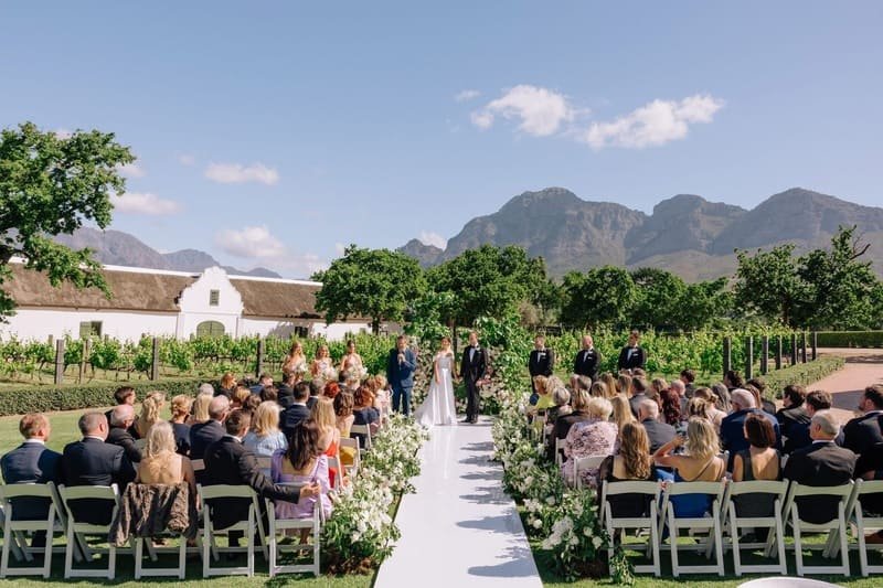 Vrede en Lust Wine Estate wedding venue in Cape Winelands