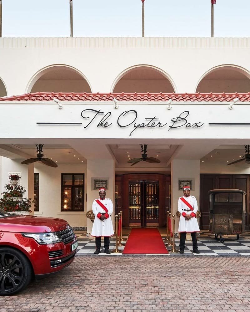 The Oyster Box, Umhlanga luxury wedding venue in KwaZulu-Natal