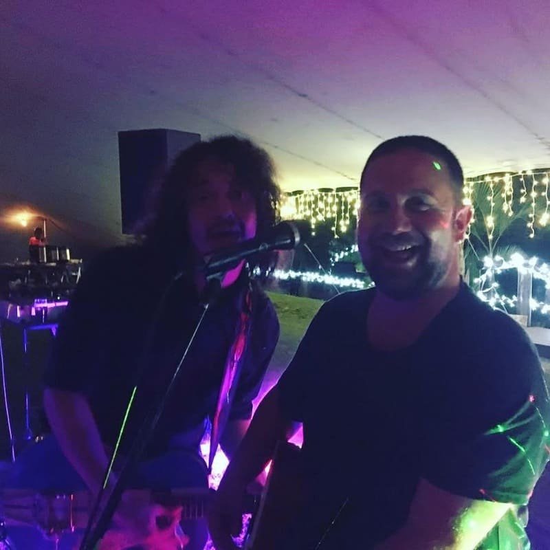 Me & Mr Green performing live at a South African wedding