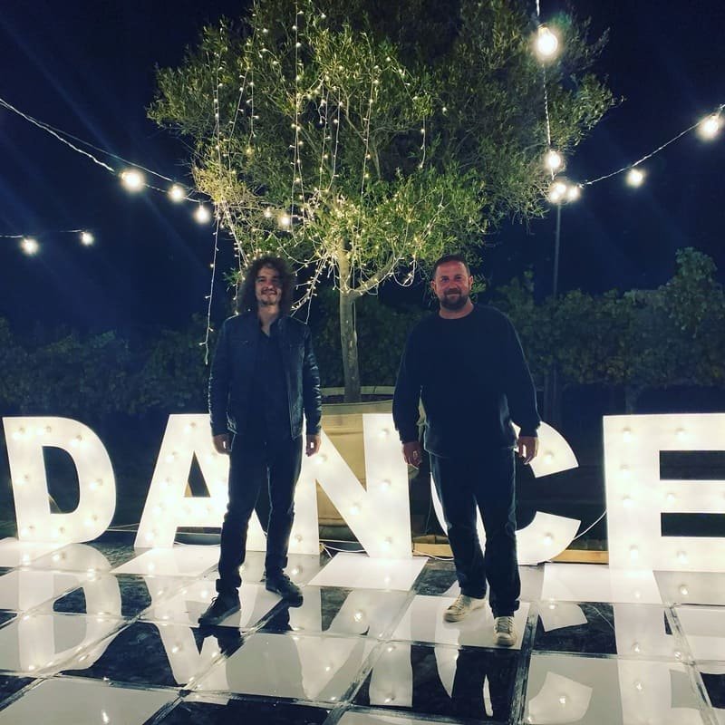 Me & Mr Green performing live at a South African wedding